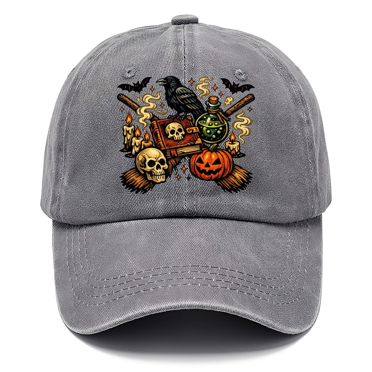 Vintage Witch Spellbook Raven Classic Cap – Urban Haze