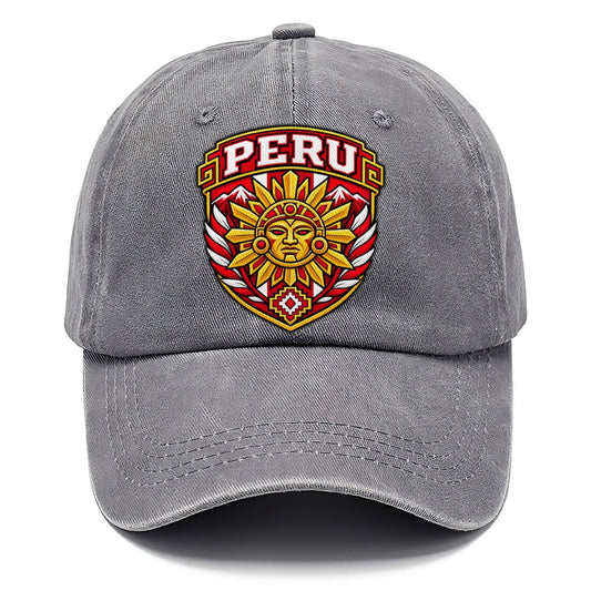 Peru Retro Badge Country Logos Classic Cap – Urban Haze