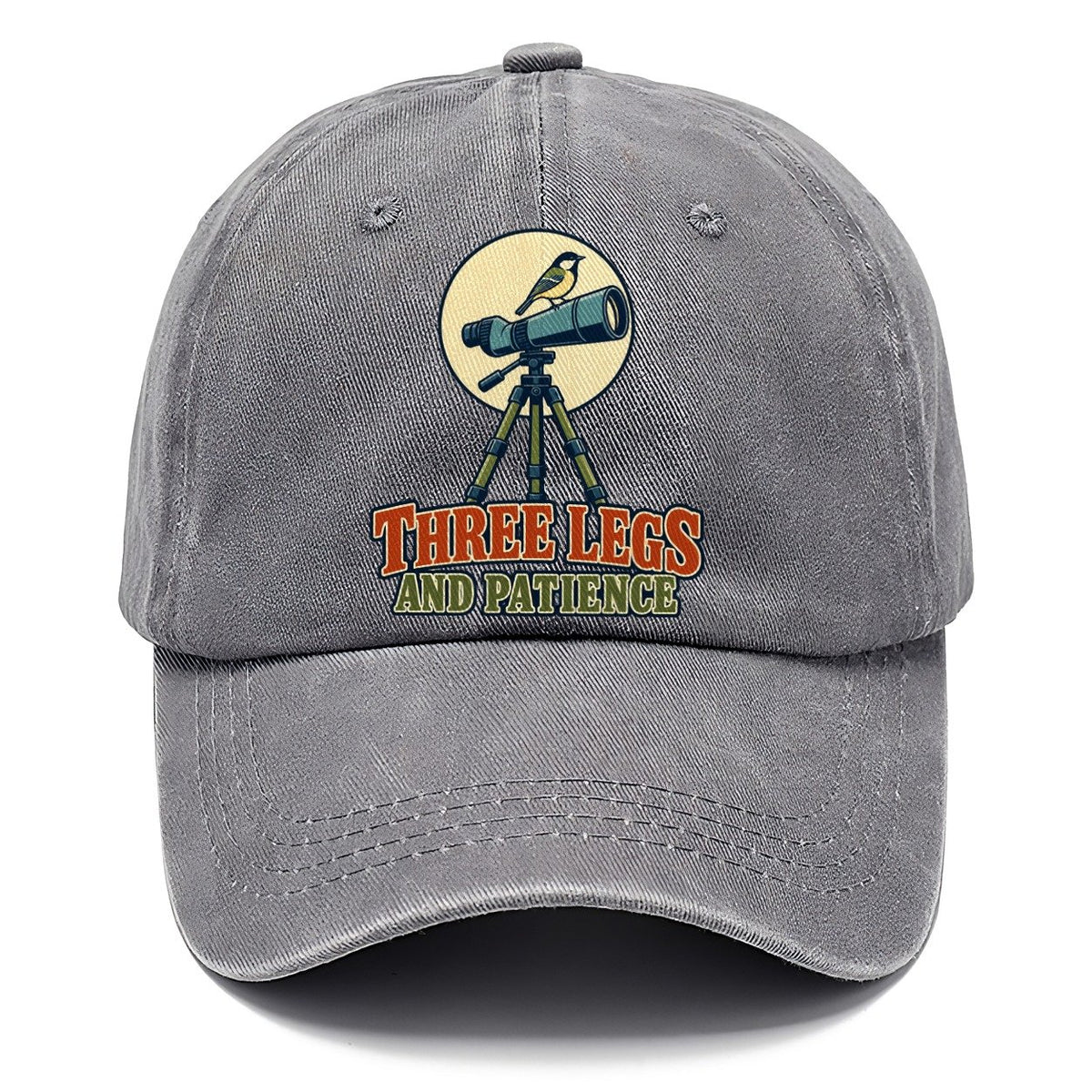Three Legs And Patience Birdwatching Classic Cap – Urban Haze