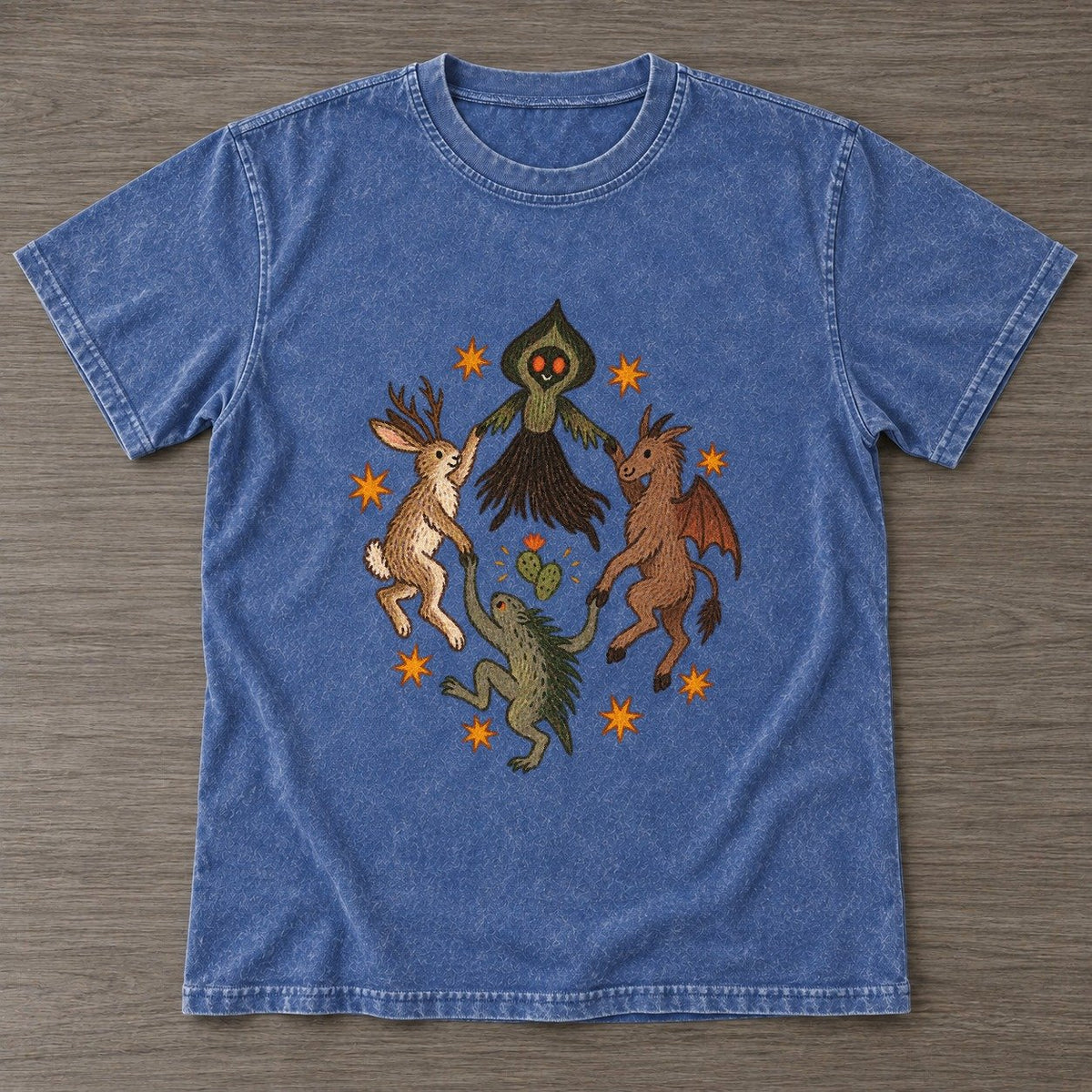 Washed Blue — front view
