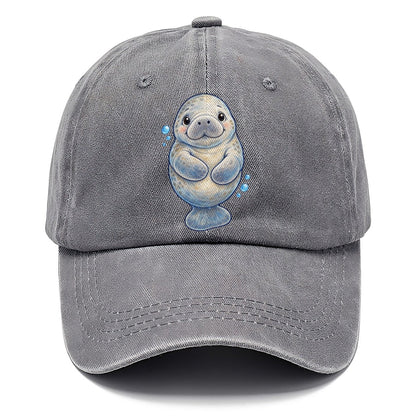 Manatee Front Flipper Hug Sea Sprite Classic Cap – Urban Haze