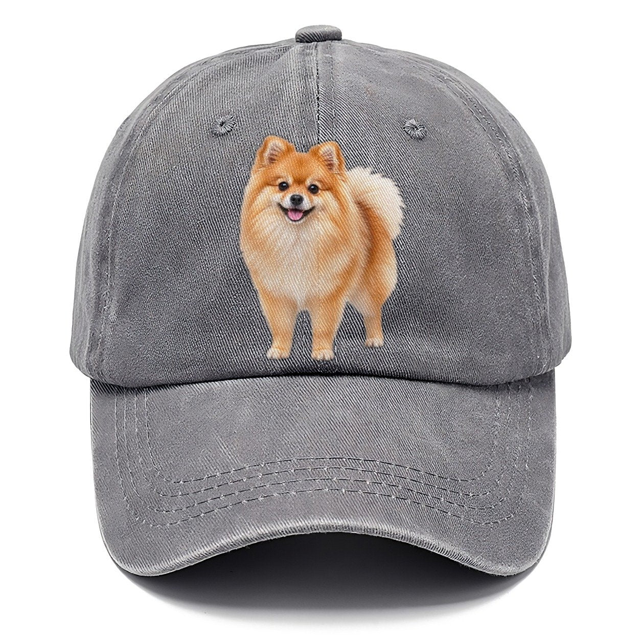 Pomeranian Standing Top Breeds Classic Cap – Urban Haze