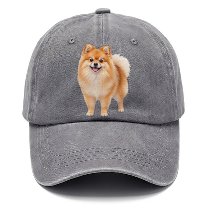 Pomeranian Standing Top Breeds Classic Cap – Urban Haze