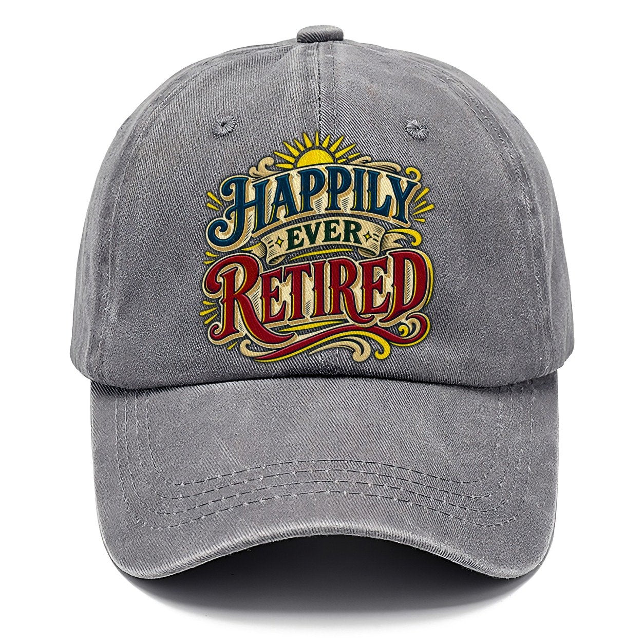 Happily Ever Retired Retired Living Classic Cap – Urban Haze