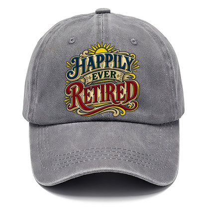 Happily Ever Retired Retired Living Classic Cap – Urban Haze