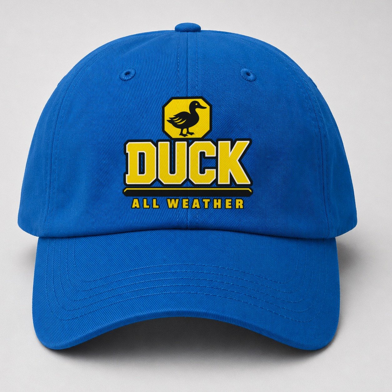 Duck All Weather Heavy Duty Baseball Cap – Blue