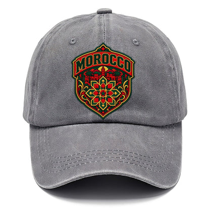 Morocco Retro Badge Country Logos Classic Cap – Urban Haze