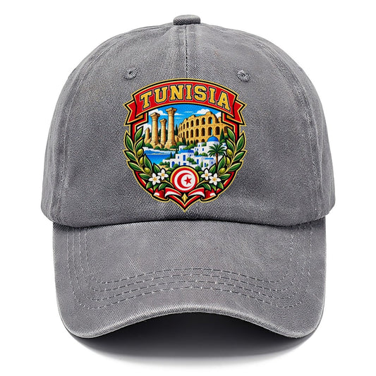 Tunisia Retro Badge Country Logos Classic Cap – Urban Haze