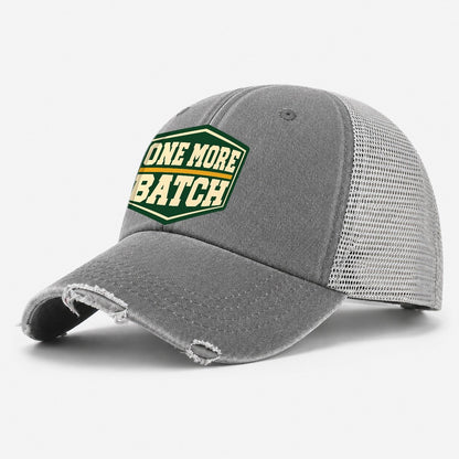 One More Batch Washed Trucker Hat – Grey