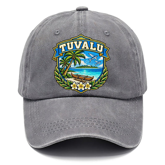 Tuvalu Retro Badge Country Logos Classic Cap – Urban Haze