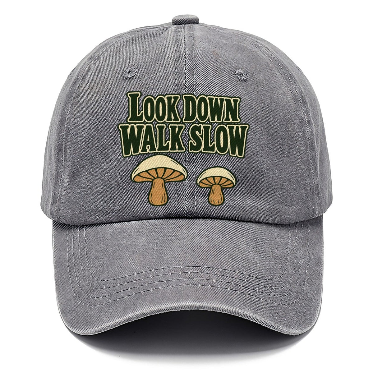 Look Down Walk Slow Foraging And Mycology Classic Cap – Urban Haze