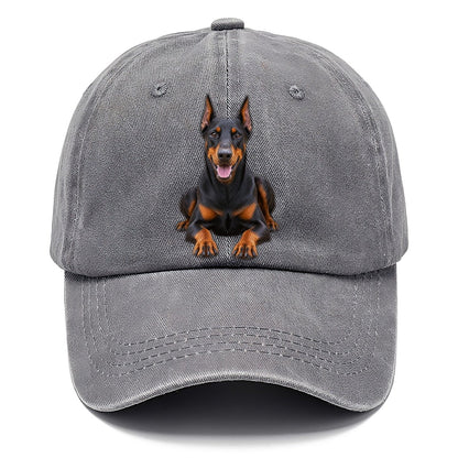 Doberman Pinscher Sitting Top Breeds Classic Cap – Urban Haze
