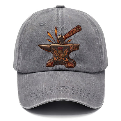 Village Blacksmith Anvil And Hammer Uk Culture Heritage Classic Cap – Urban Haze