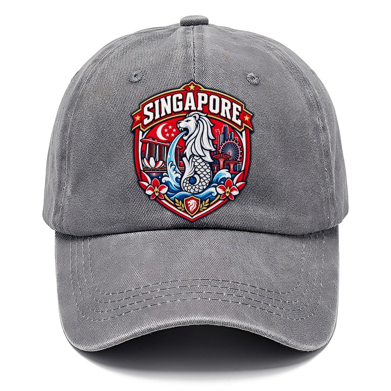 Singapore Retro Badge Country Logos Classic Cap – Urban Haze