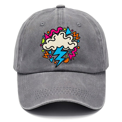 Squiggle Lightning Cloud Crazy Styles Classic Cap – Urban Haze