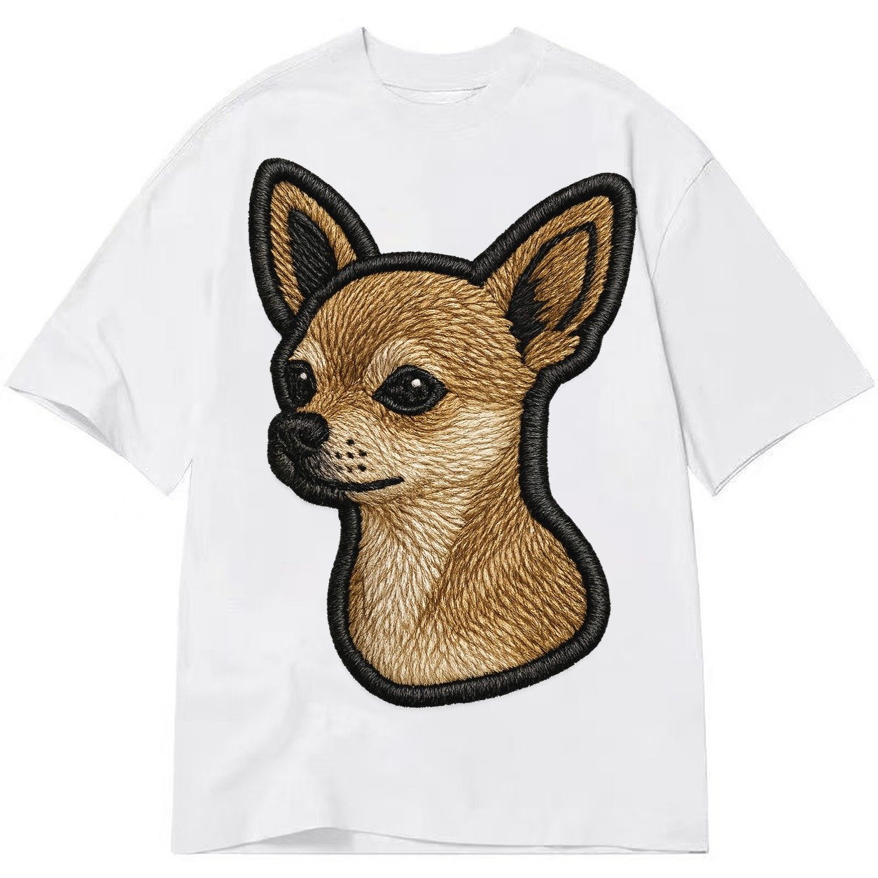 Chihuahua Logo Classic T-shirt – White