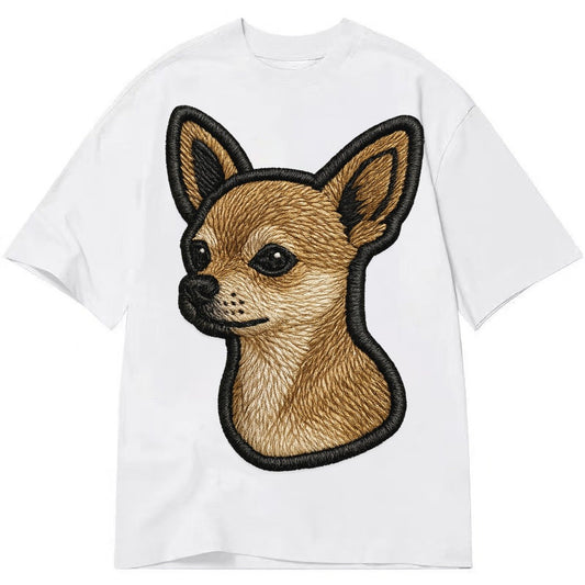Chihuahua Logo Classic T-shirt – White