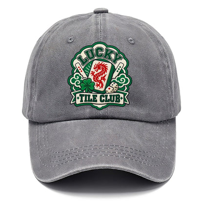 Lucky Tile Club Mahjong Game Night Classic Cap – Urban Haze
