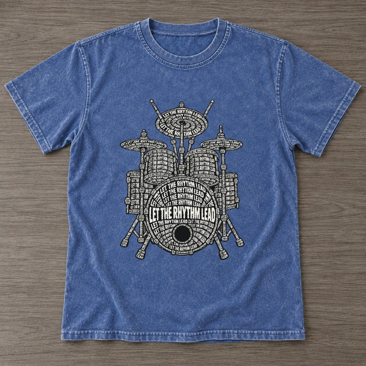 Washed Blue — front view