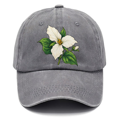 Ontario White Trillium Bloom Canada Cultural Icons Classic Cap – Urban Haze