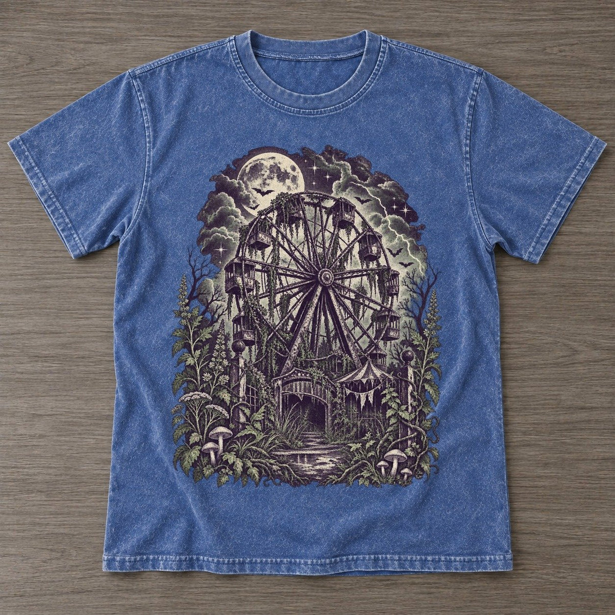 Washed Blue — front view