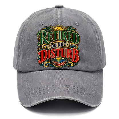Retired Do Not Disturb Retired Living Classic Cap – Urban Haze