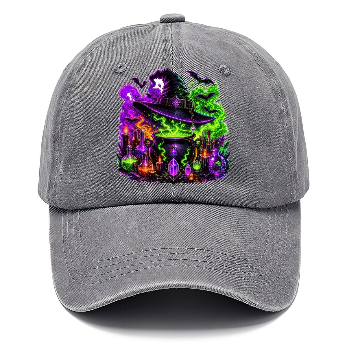 Neon Witch Cauldron Crystal Classic Cap – Urban Haze