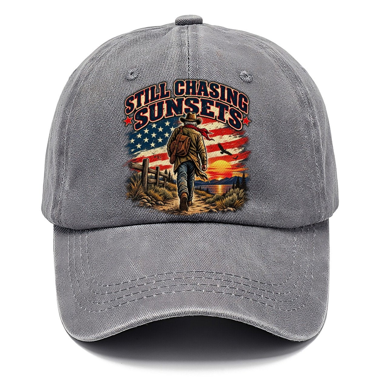 Still Chasing Sunsets Old Man Strong Classic Cap – Urban Haze