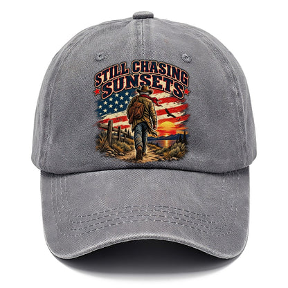 Still Chasing Sunsets Old Man Strong Classic Cap – Urban Haze