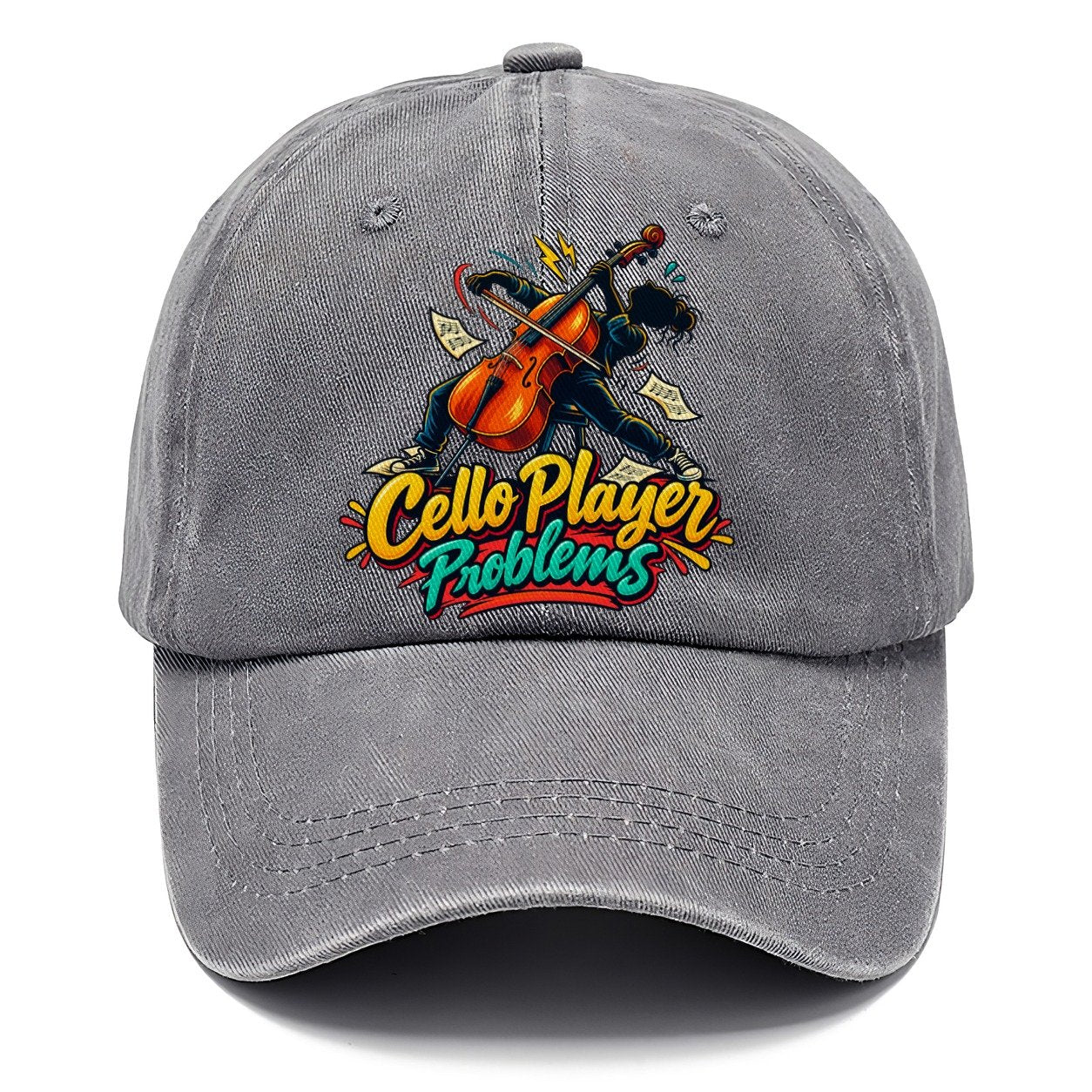 Cello Player Problems Music Instruments Classic Cap – Urban Haze