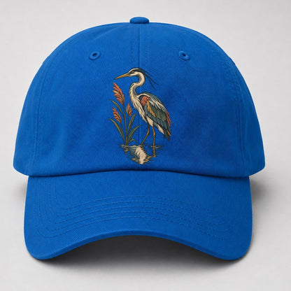 Heron Reed Mirror Gentle Wild Baseball Cap – Blue