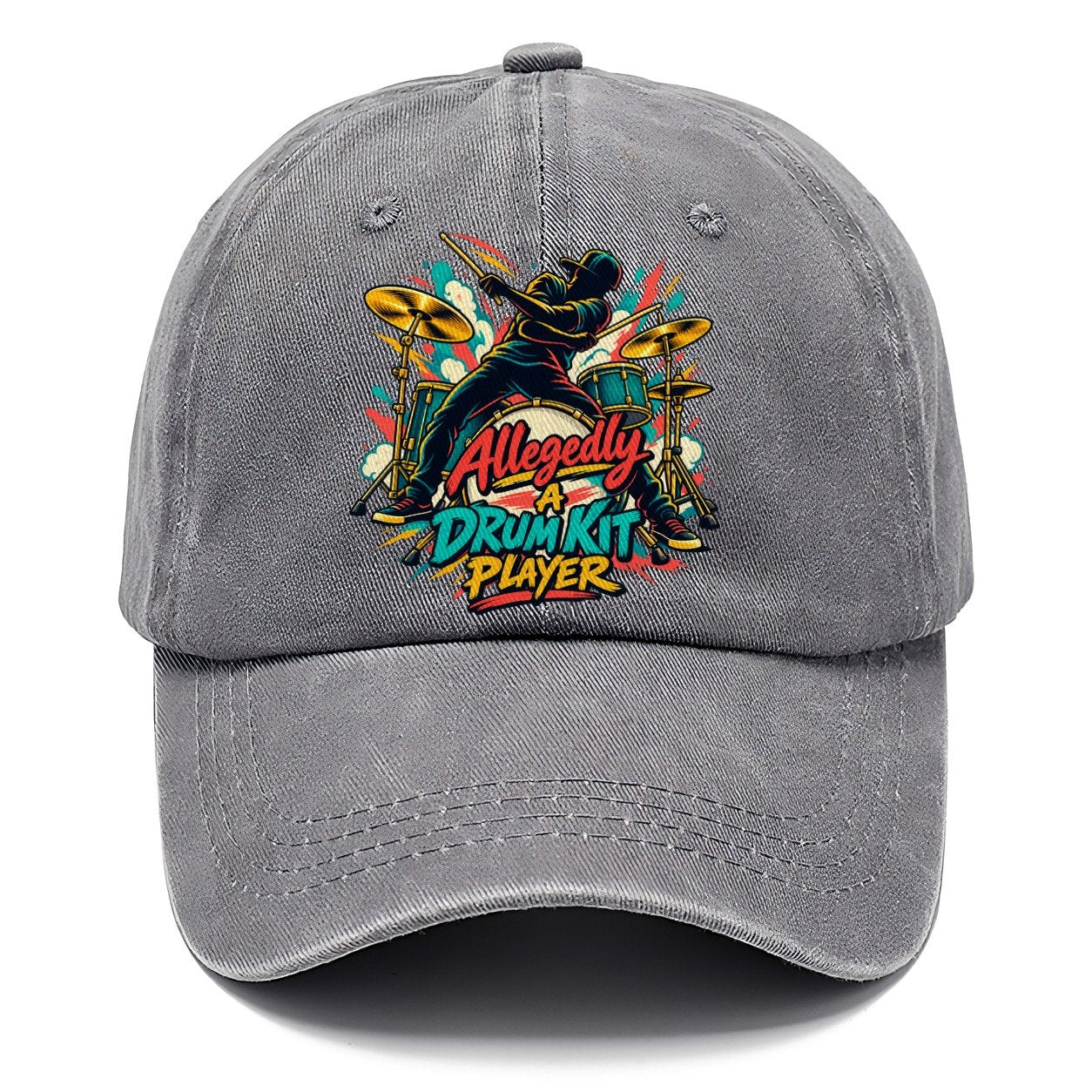 Allegedly A Drum Kit Player Music Instruments Classic Cap – Urban Haze