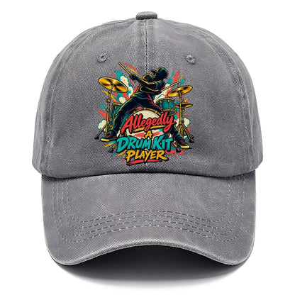 Allegedly A Drum Kit Player Music Instruments Classic Cap – Urban Haze