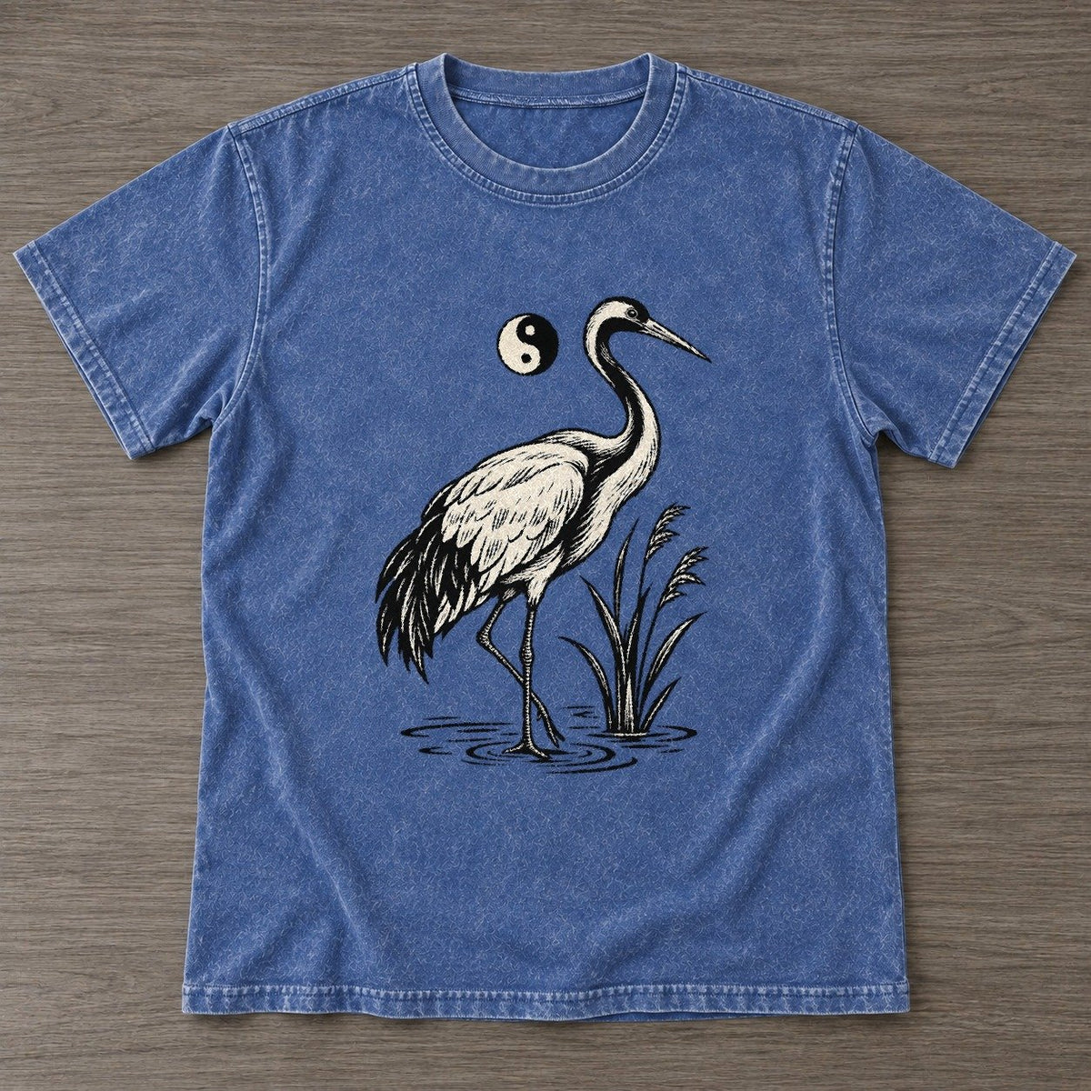 Washed Blue — front view