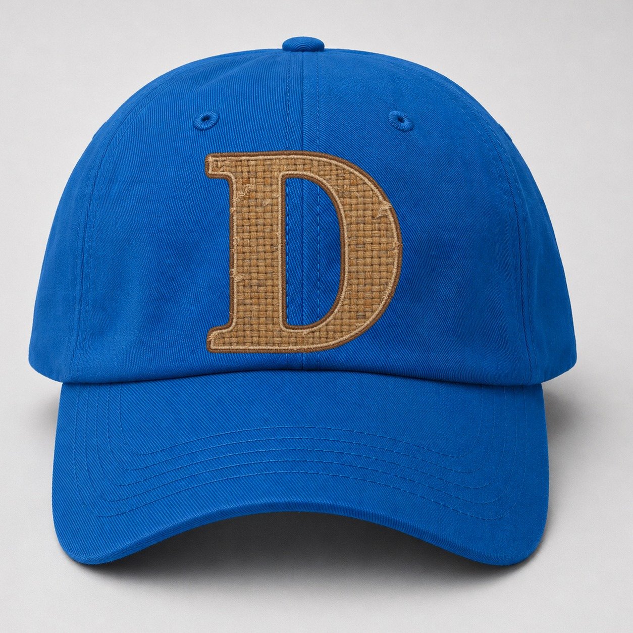 Woven Tweed D Monogram Baseball Cap – Blue