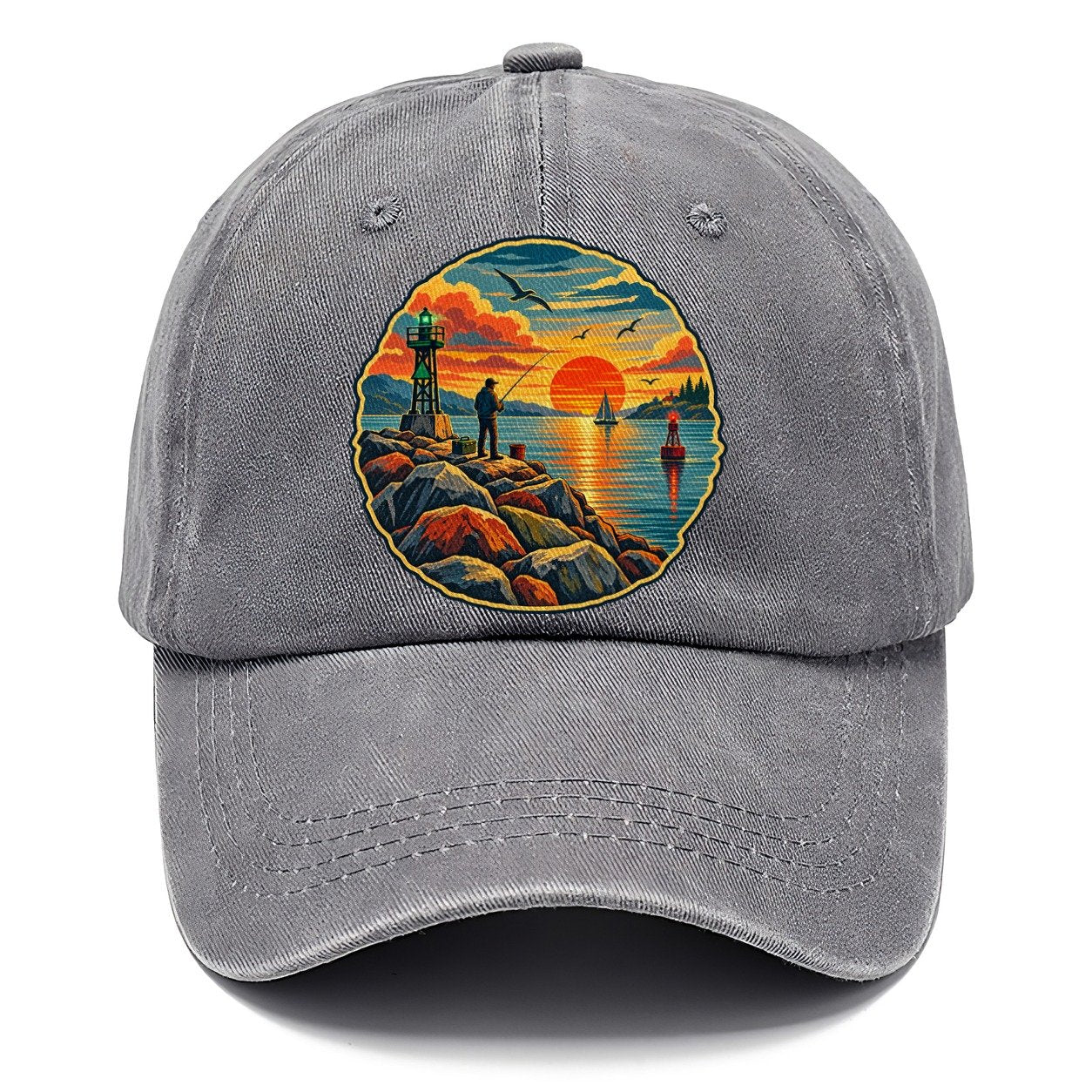 Harbor Jetty Sunset Fishing Club Classic Cap – Urban Haze