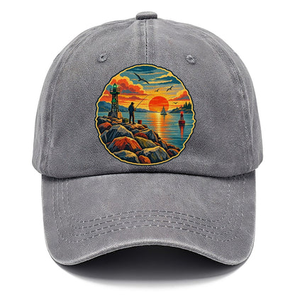 Harbor Jetty Sunset Fishing Club Classic Cap – Urban Haze