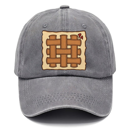 Basketweave Impression Leathercraft Classic Cap – Urban Haze