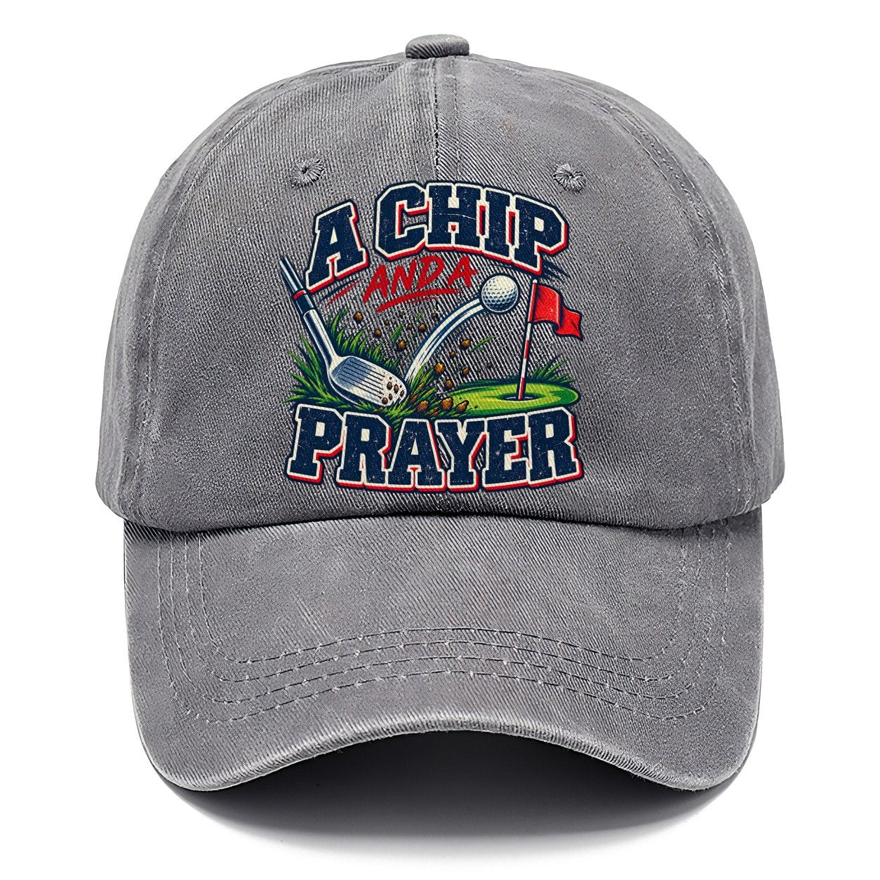 A Chip And A Prayer Golf Life Classic Cap – Urban Haze