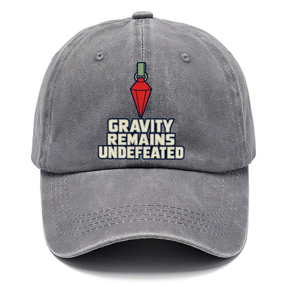 Gravity Remains Undefeated Rock Climbing Classic Cap – Urban Haze