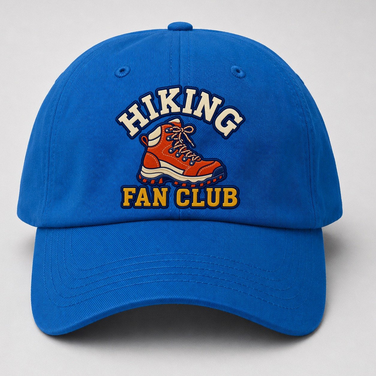 Hiking Fan Club Baseball Cap – Blue