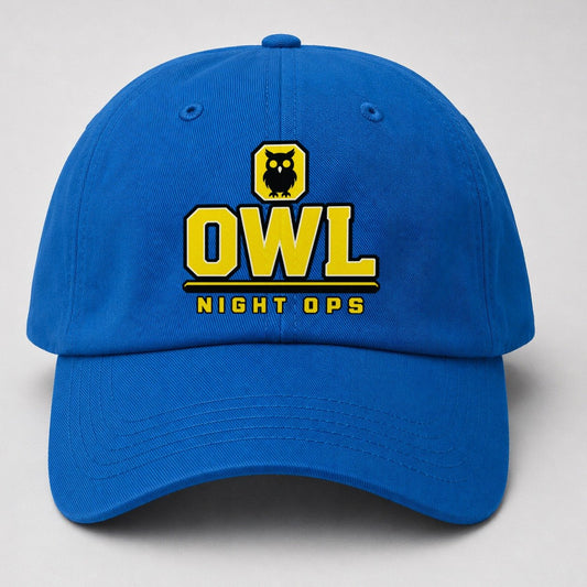 Owl Night Ops Heavy Duty Baseball Cap – Blue