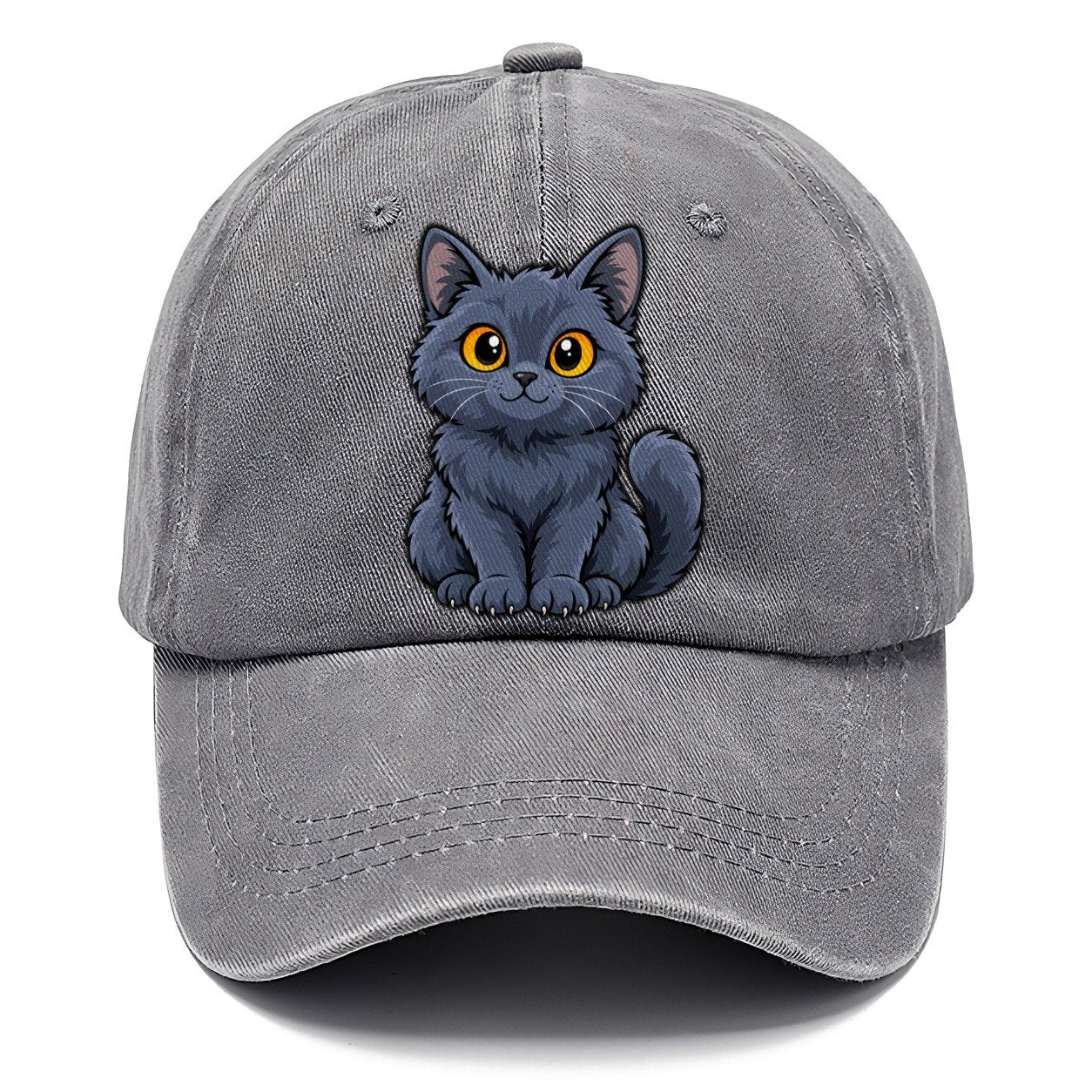 Chartreux Smiling Sit Peeking Cats Classic Cap – Urban Haze