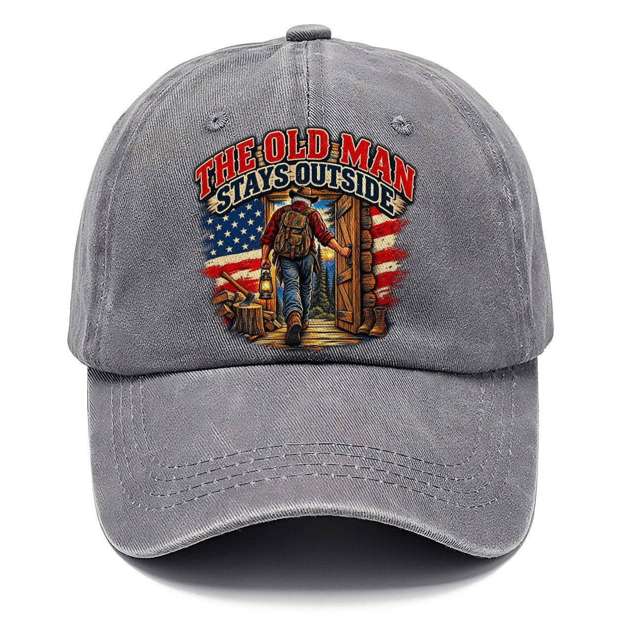 The Old Man Stays Outside Old Man Strong Classic Cap – Urban Haze