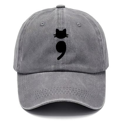 Black Cat Semicolon Classic Cap – Urban Haze