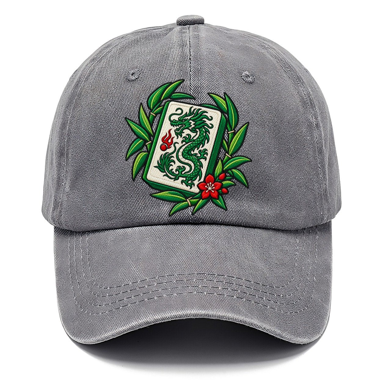 Green Dragon Mahjong Game Night Classic Cap – Urban Haze