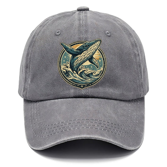 Vintage Whale Ocean Waves Classic Cap – Urban Haze