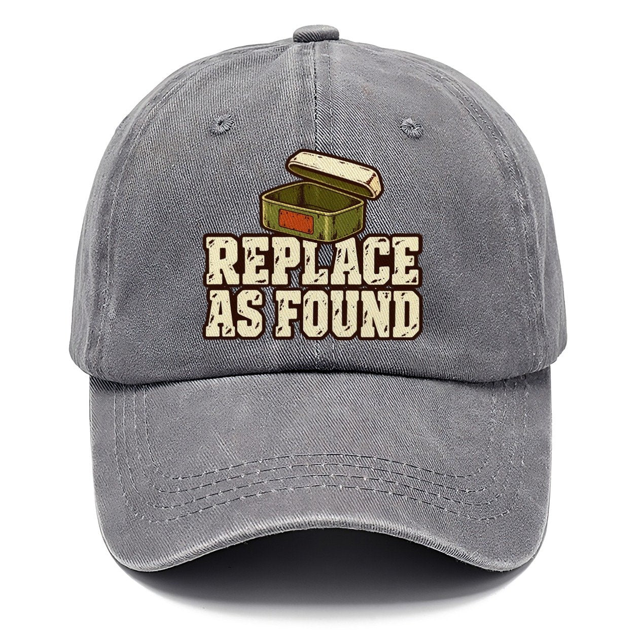 Replace As Found Geocaching Classic Cap – Urban Haze