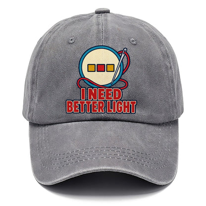 I Need Better Light And Needlework Classic Cap – Urban Haze