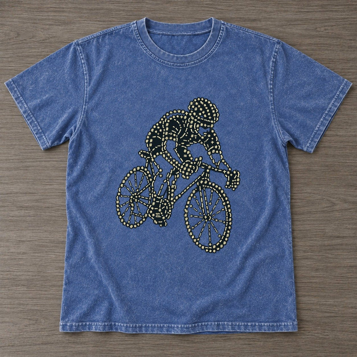 Washed Blue — front view